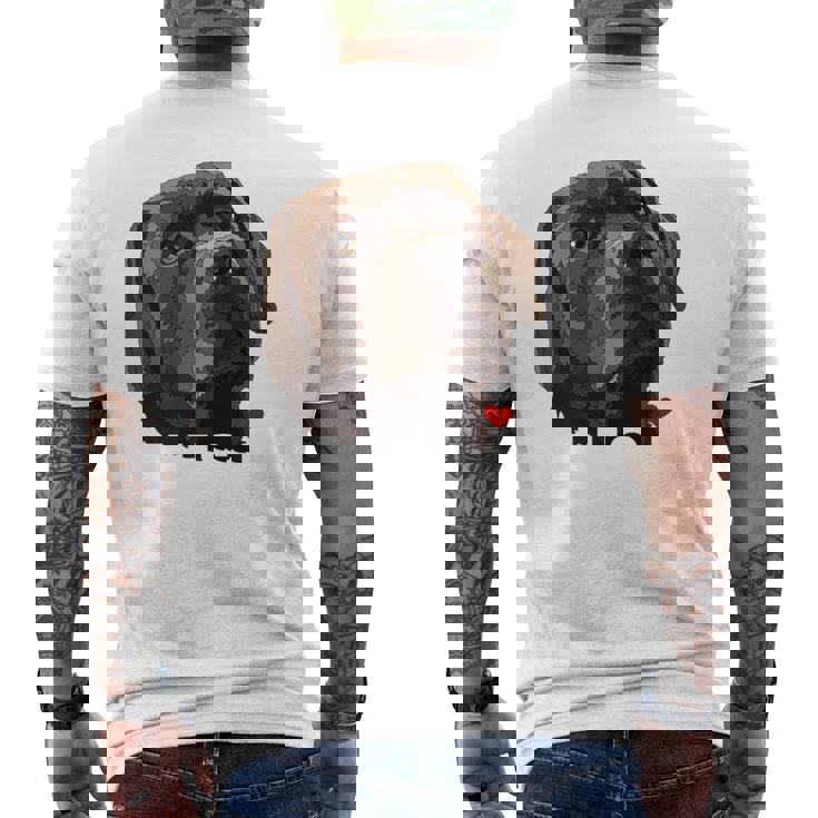 ディス・イズ・ラブ・チョコレート・ラボ 長袖tシャツ メンズTシャツ バックプリント