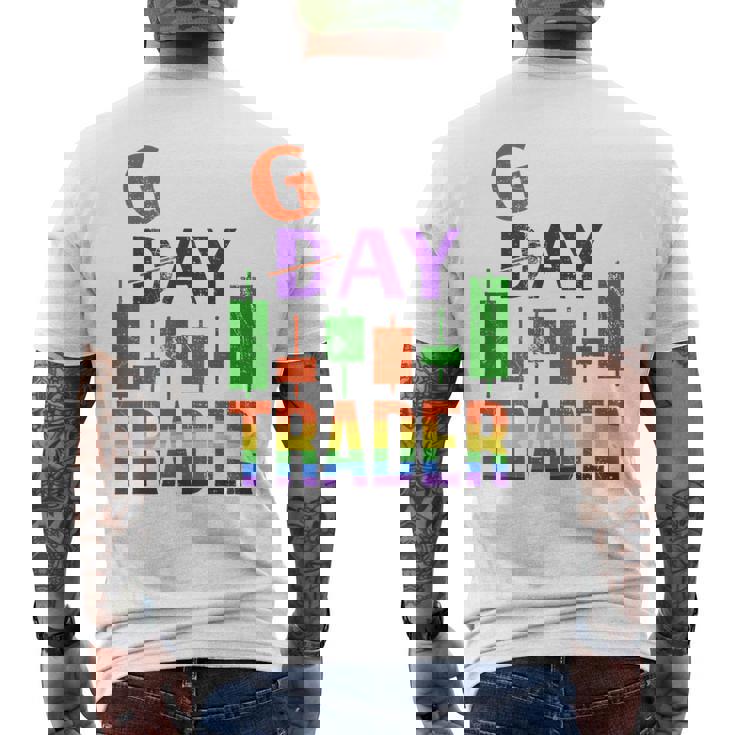 デイストライクスルーゲイトレーダープライド月間トレーディングオタクファニー。 メンズTシャツ バックプリント