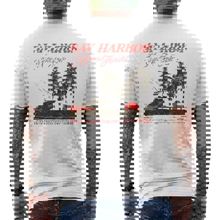 デクスター公式テレビ番組ベイハーバー メンズTシャツ バックプリント