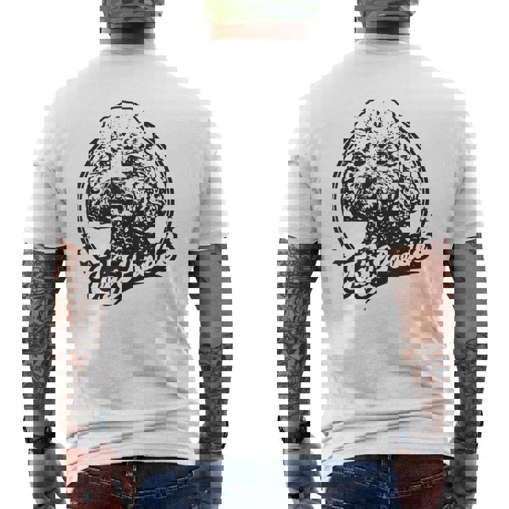 トイプードル Toy Poodle メンズTシャツ バックプリント