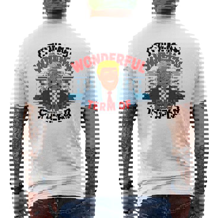 トランプ 今年一番素晴らしい用語 クリスマス 長袖tシャツ メンズTシャツ バックプリント