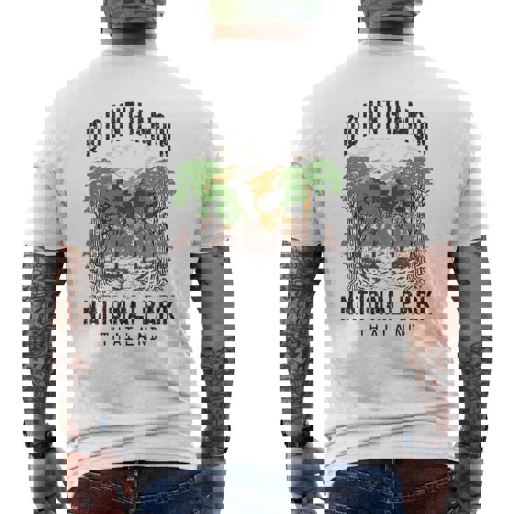 ドイインタノン国立公園タイ メンズTシャツ バックプリント