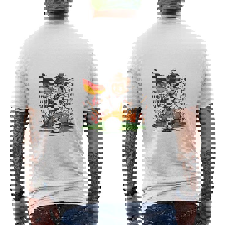 ドイツ サッカー 少年 フットボール 長袖tシャツ メンズTシャツ バックプリント