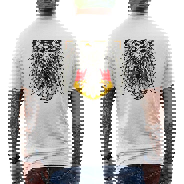 ドイツ鷲旗 ドイツ国旗 長袖tシャツ メンズTシャツ バックプリント