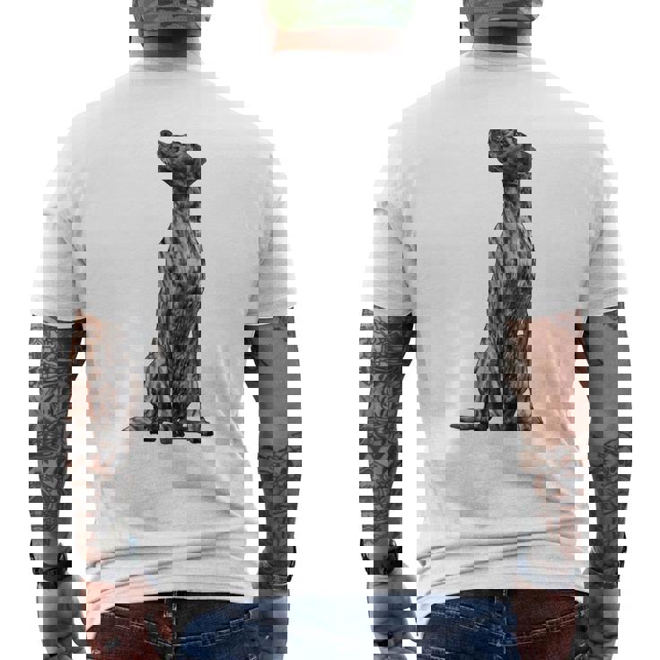 ドッグ・プロット・ハウンド メンズTシャツ バックプリント