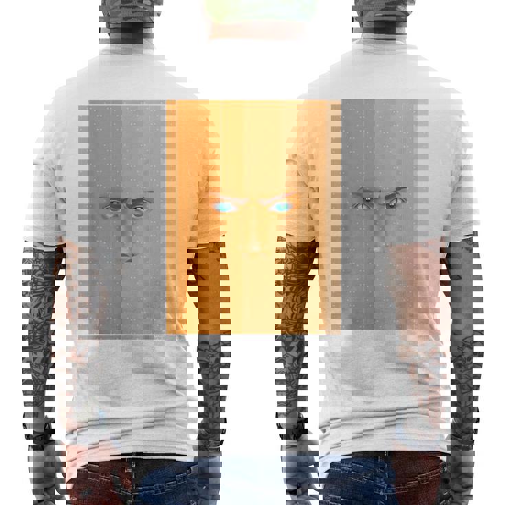 ドリミ4周年記念 壁（新兎 千里） メンズTシャツ バックプリント