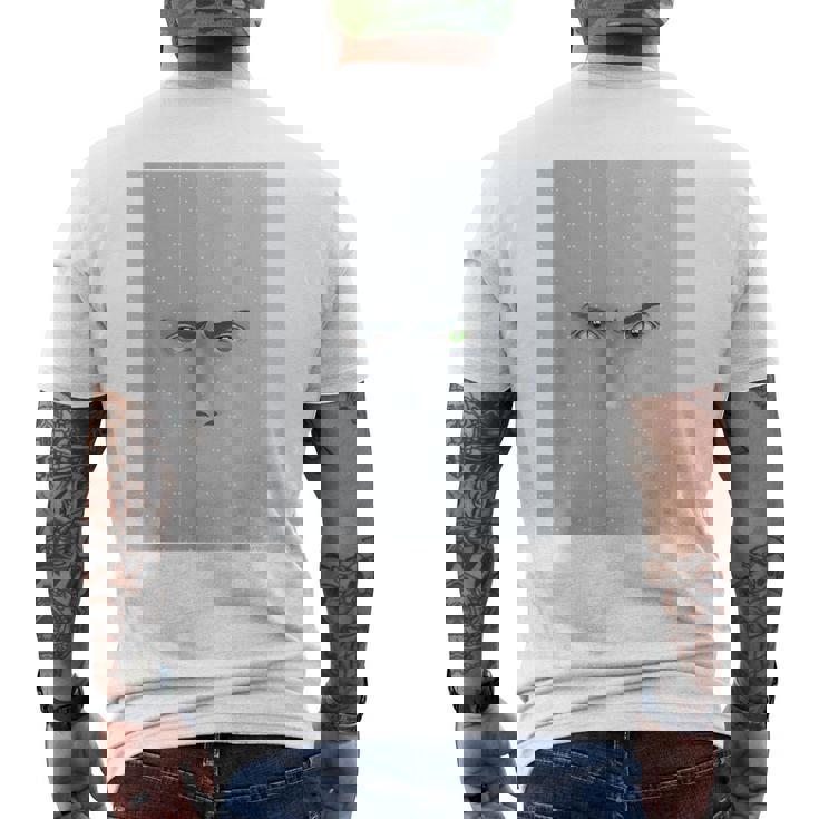 ドリミ4周年記念 壁（白華 時雨） メンズTシャツ バックプリント