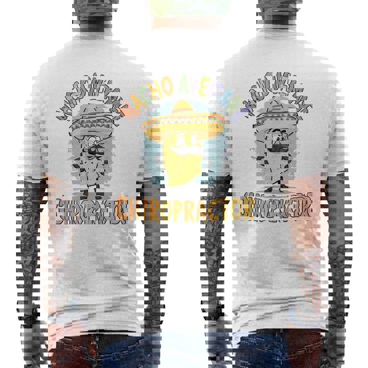 ナチョー 平均 カイロプラクター タコス 整体調整 メンズTシャツ バックプリント