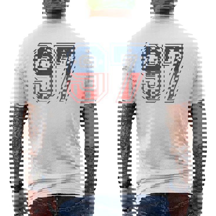 ナンバー97 Usa メンズTシャツ バックプリント