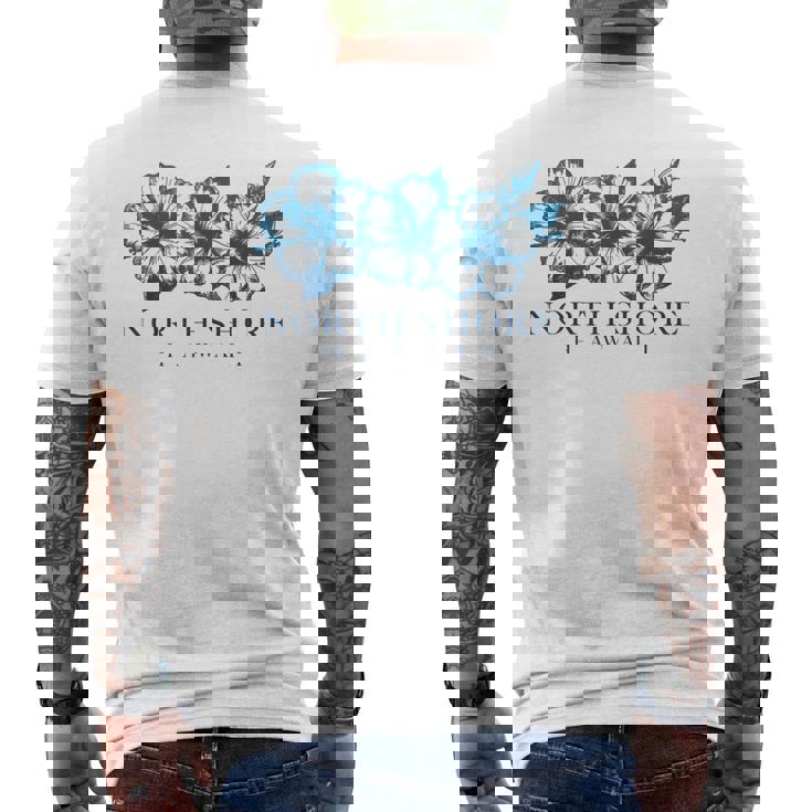 ノースショア ハワイ アロハ ハワイアン ハイビスカス サーファー ヴィンテージ メンズTシャツ バックプリント