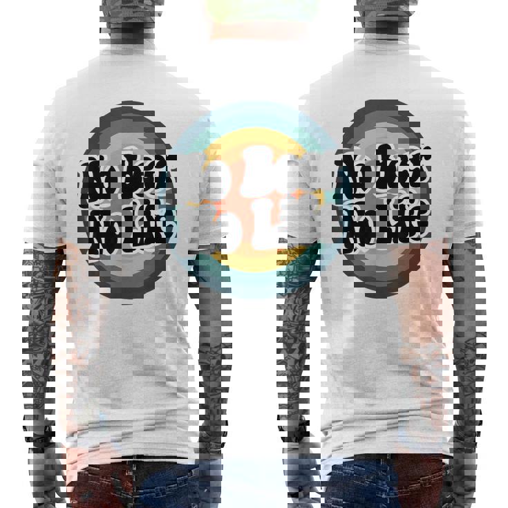 ノービアーノーライフ メンズTシャツ バックプリント