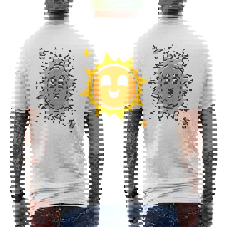 ハッピーサン メンズTシャツ バックプリント