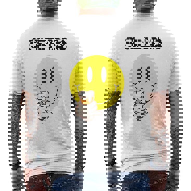 ハッピー・チアーズ・デュード メンズTシャツ バックプリント