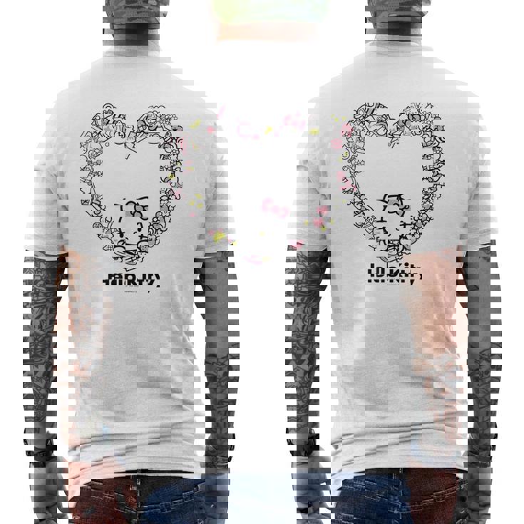 ハローキティ Usデザイン ハート メンズTシャツ バックプリント