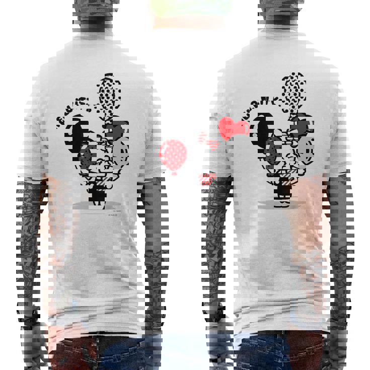 ハローキティ ハイドアンドシーク メンズTシャツ バックプリント