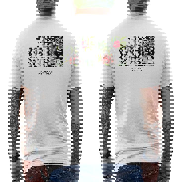 ハワイ ヴィンテージスタイル ノースショア ハレイワ ヤシの木 メンズTシャツ バックプリント