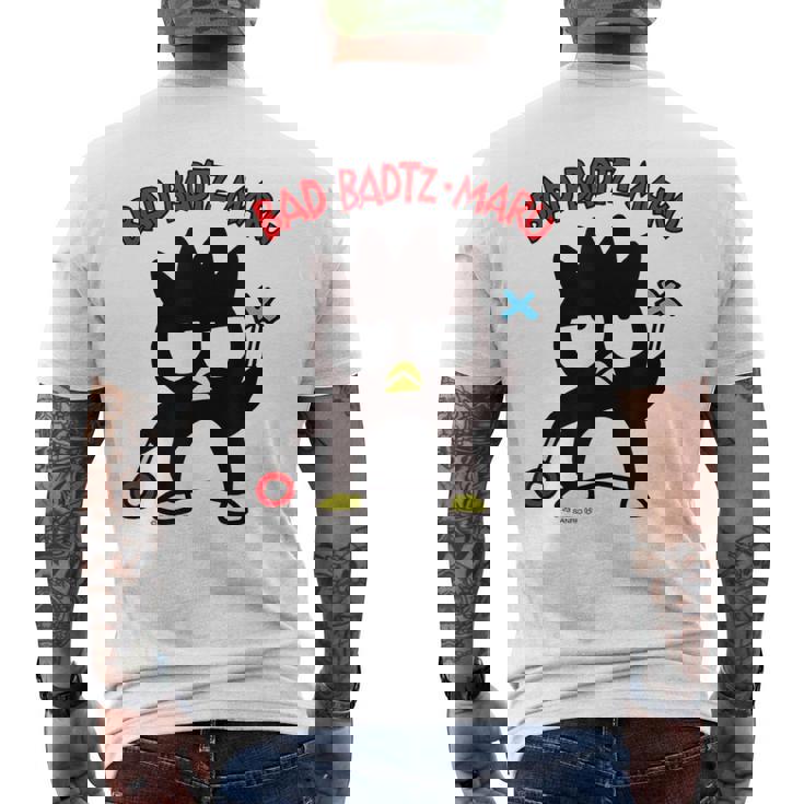 バッドばつ丸 まるばつジャッジ メンズTシャツ バックプリント