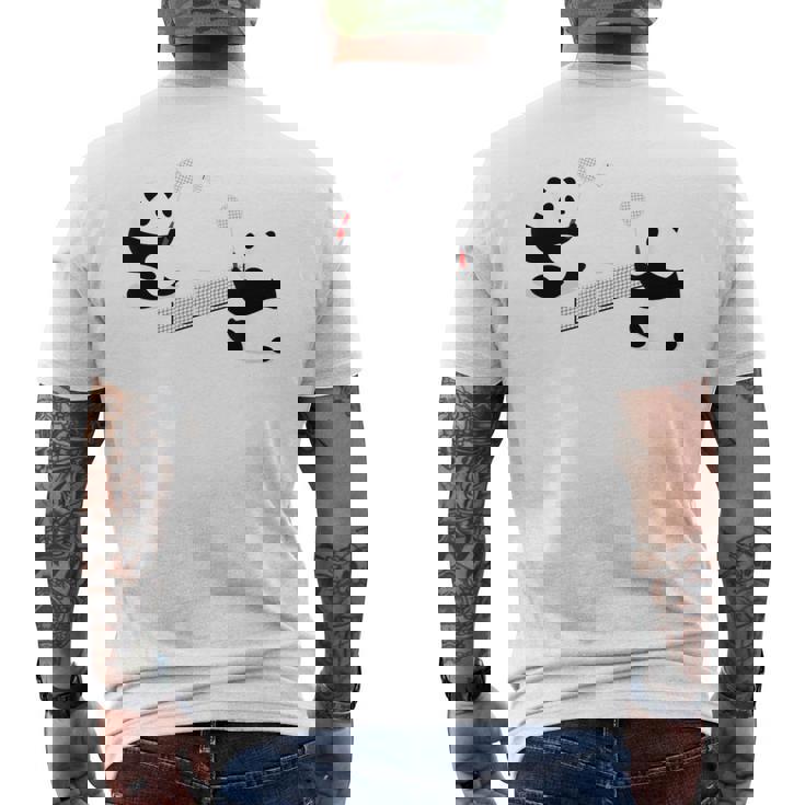 バドミントンtシャツ メンズTシャツ バックプリント