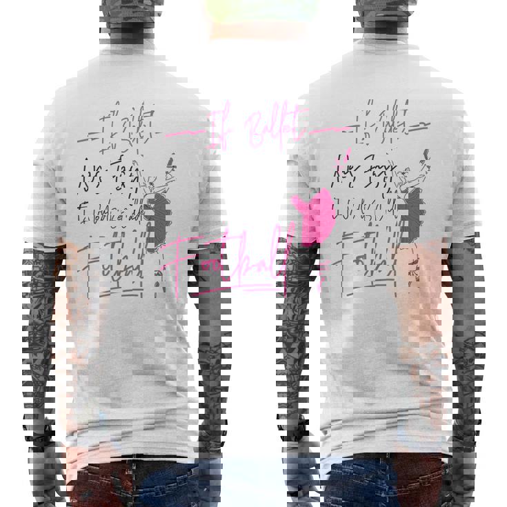 バレエダンサー ダンスガール バレリーナ If Ballet Was Easy It メンズTシャツ バックプリント