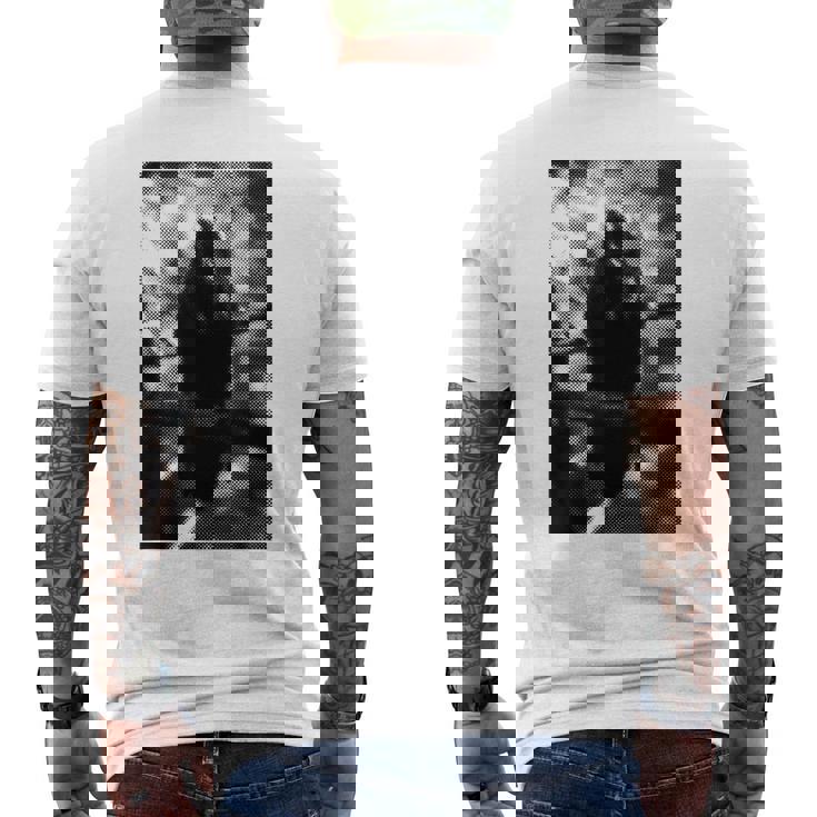 パンク ロック モード モッズ 半袖 かっこいい おしゃれ 大きいサイズ フォトプリント 春夏 ブランド 動物 烏 メンズTシャツ バックプリント