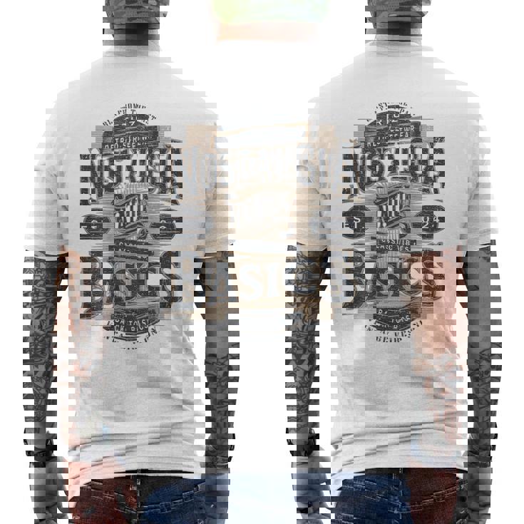 ヒップホップ アーバン Y2k Hip Hop レトロ ビンテージ エッジー バックプリント ストリートウェア メンズTシャツ バックプリント