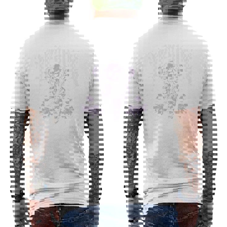 ヒップホップ アーバン ヴィンテージ エッジの効いた Y2k Hip Hop バックプリント ストリートウェア スカル 長袖tシャツ メンズTシャツ バックプリント