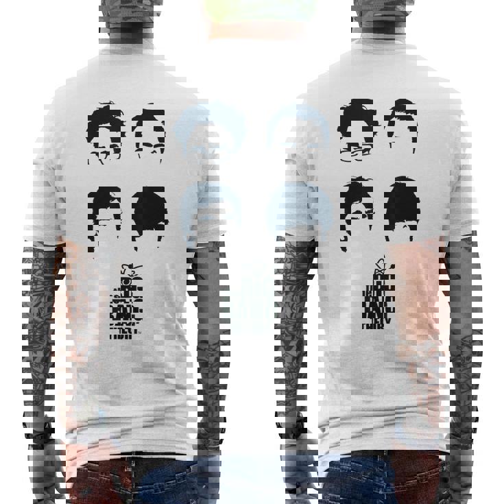 ビッグバン理論ロゴ グループヘア メンズTシャツ バックプリント