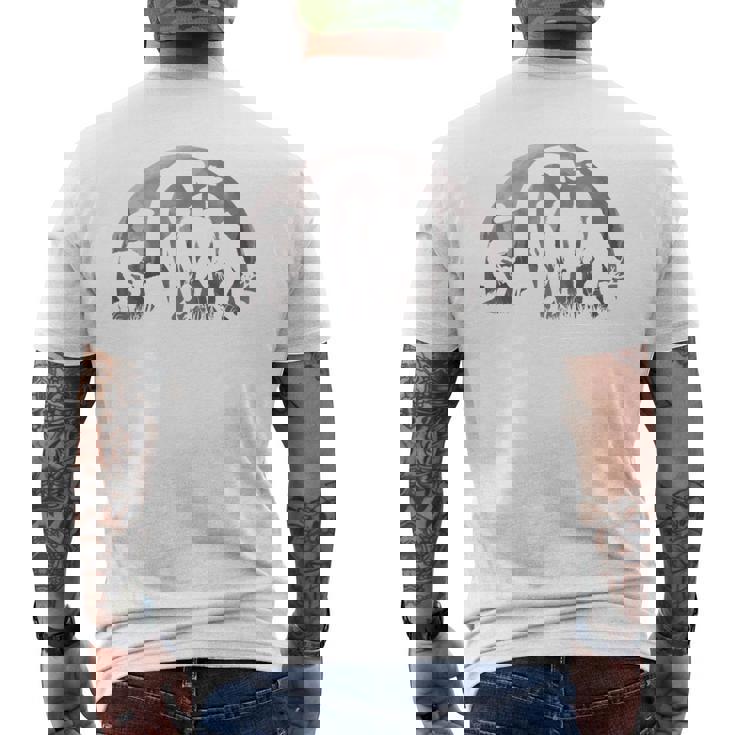 ビッグフット ネス湖 モンスター モスマン ジャッカロープ&エイリアン クリプティッド 長袖tシャツ メンズTシャツ バックプリント