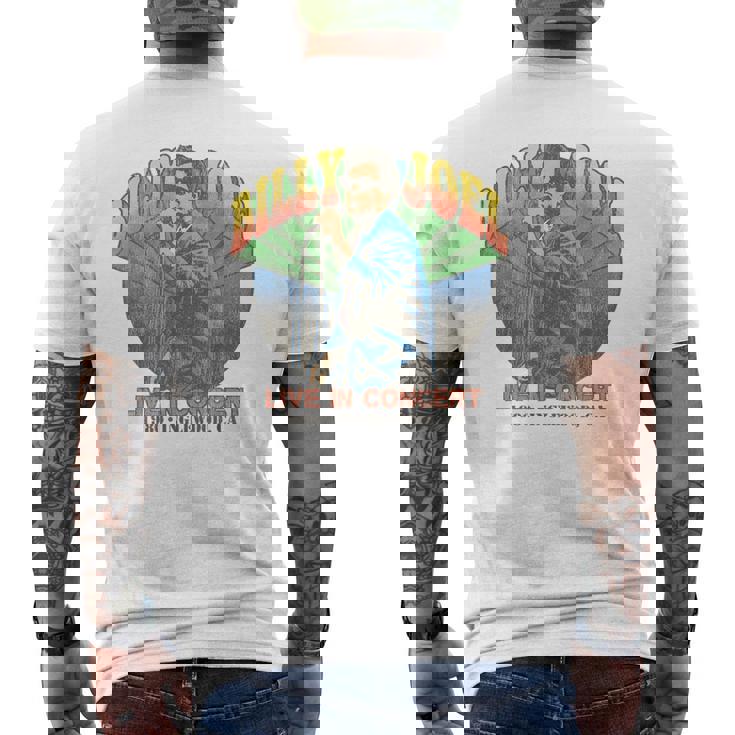 ビリー・ジョエル Live In Inglewood 1980 メンズTシャツ バックプリント