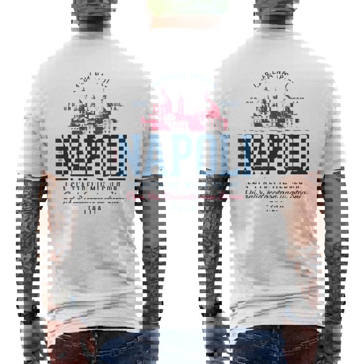 ビンテージ・レトロ・ナポリ イタリア メンズTシャツ バックプリント