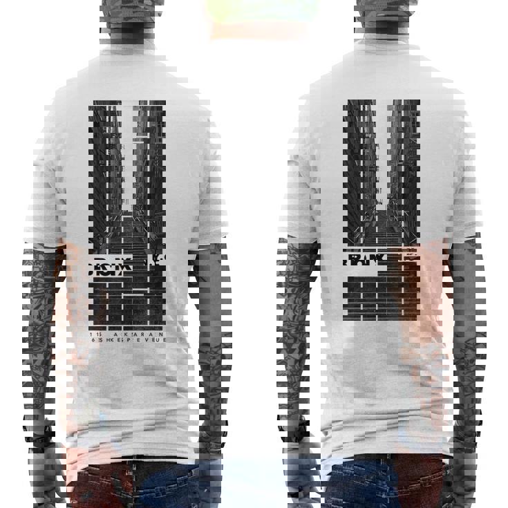 ピエロ ジョーカー 階段 ブロンクス Nyc W モダンギフト メンズTシャツ バックプリント