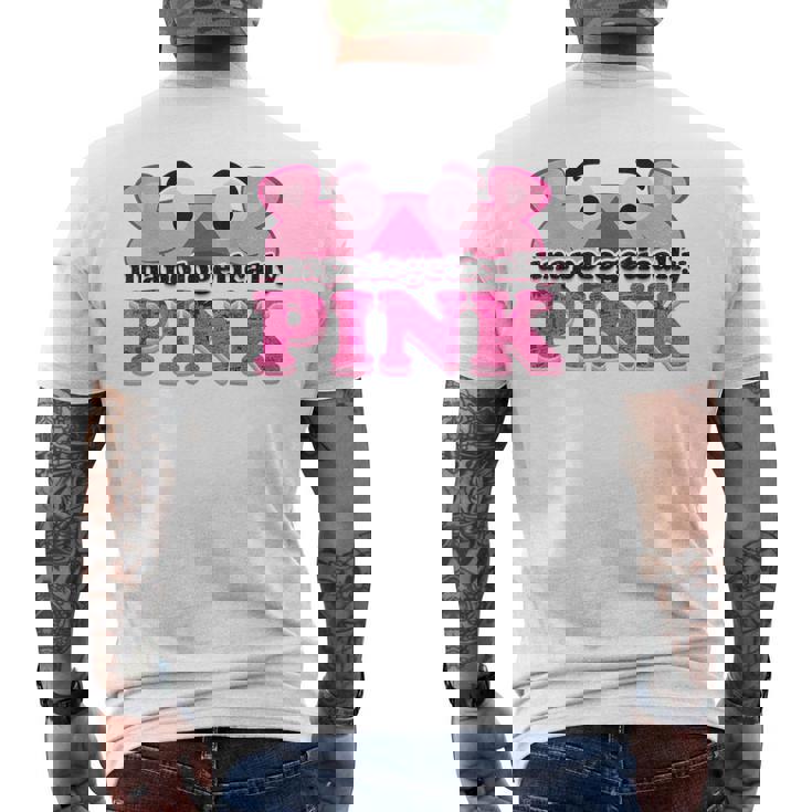 ピンクパンサー Unapologeically ピンク メンズTシャツ バックプリント