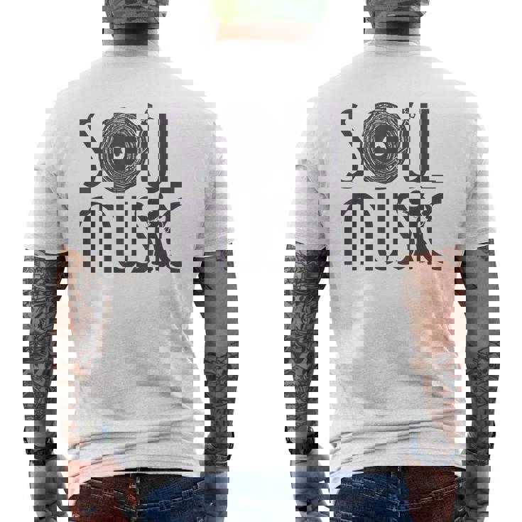 ファンクシャツ ヴィンテージ 70年代風 コスチューム 音楽 ターンテーブル メンズTシャツ バックプリント