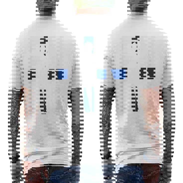 フィンランドサッカーファンジャージ メンズTシャツ バックプリント