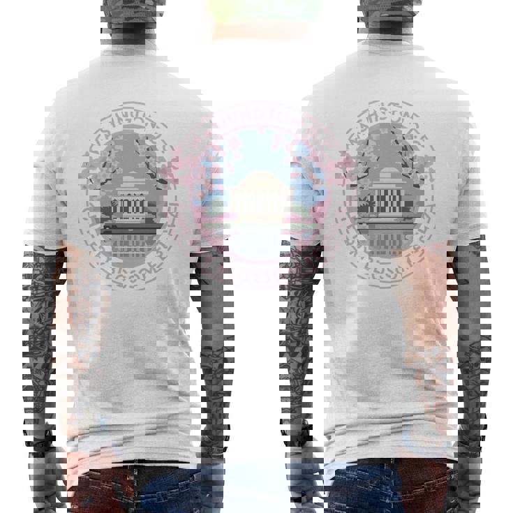 フェスティバル 桜 ワシントンdc 長袖tシャツ メンズTシャツ バックプリント