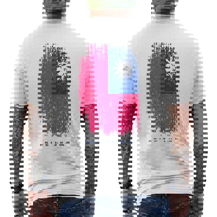 フリー台湾 メンズTシャツ バックプリント