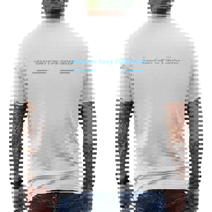 フロアコーリーブッカーを保持しながら質問に屈する 長袖tシャツ メンズTシャツ バックプリント