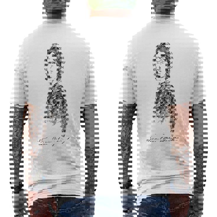 フローレンス ナイチンゲール イングリッシュナース メンズTシャツ バックプリント