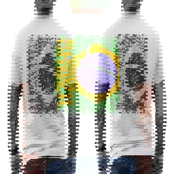 ブラジル 旗 大 国旗 メンズ レディース キッズ ブラジル メンズTシャツ バックプリント