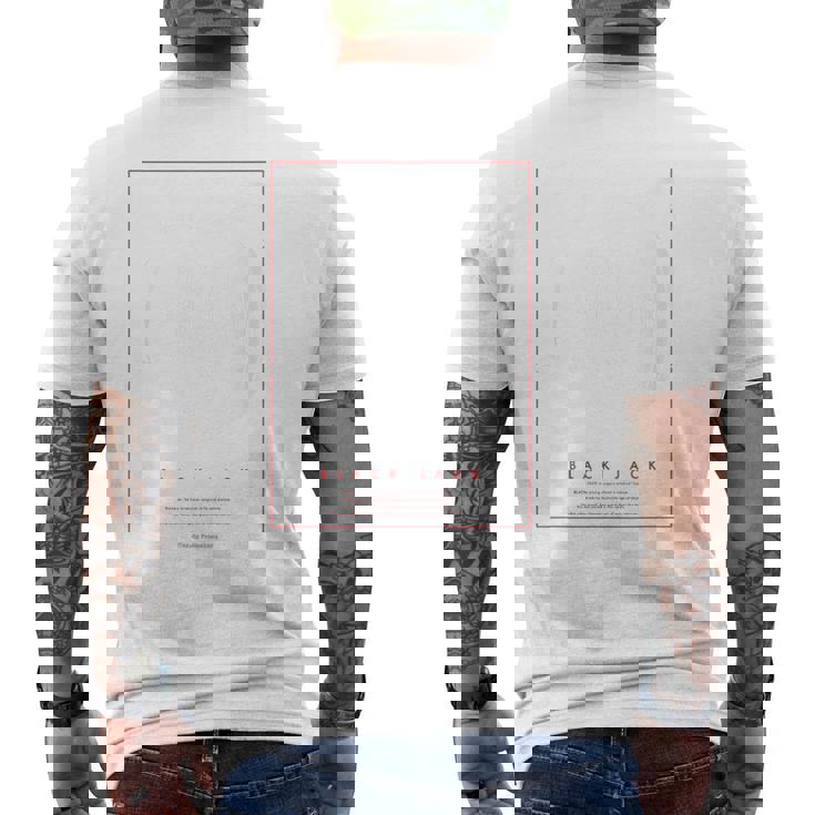 ブラック・ジャックhadow2ピノコ Ctezuka Productions メンズTシャツ バックプリント