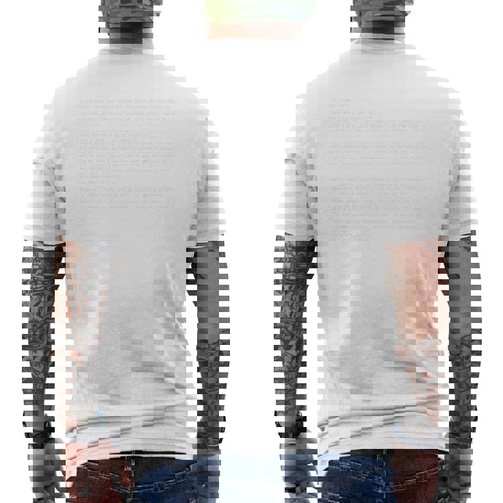 ブルースクリーン オブ デス Bsod エラー ファニー コンピュータ オタク メンズTシャツ バックプリント