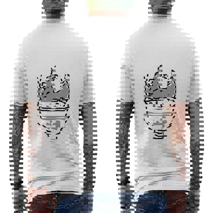 プテラノ丼 長袖tシャツ メンズTシャツ バックプリント