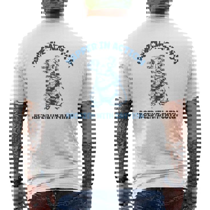 プロ用ヤッパートレーナー、プロフェッショナルヤッパー。 メンズTシャツ バックプリント