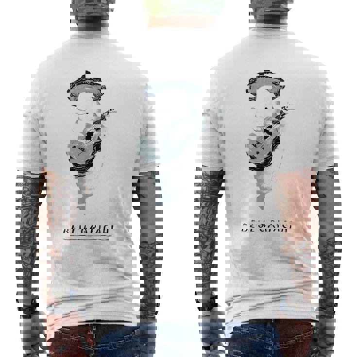 ベルガリアチ、ベルーガクジラtシャツ、ベルーガマリアチ メンズTシャツ バックプリント