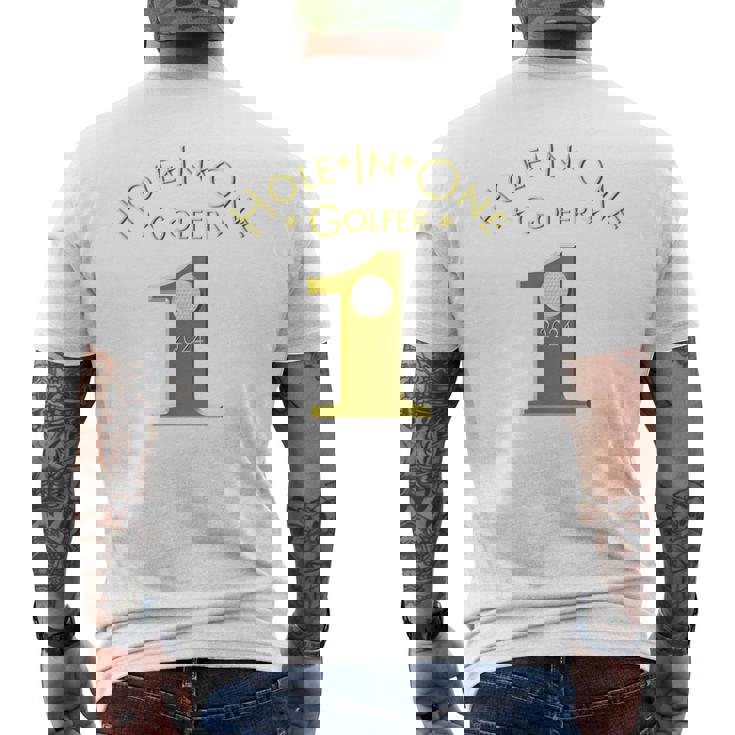 ホールインワンゴルファー2024ホールインワンゴルフ記念品 Hole In One Golfer 2024 メンズTシャツ バックプリント