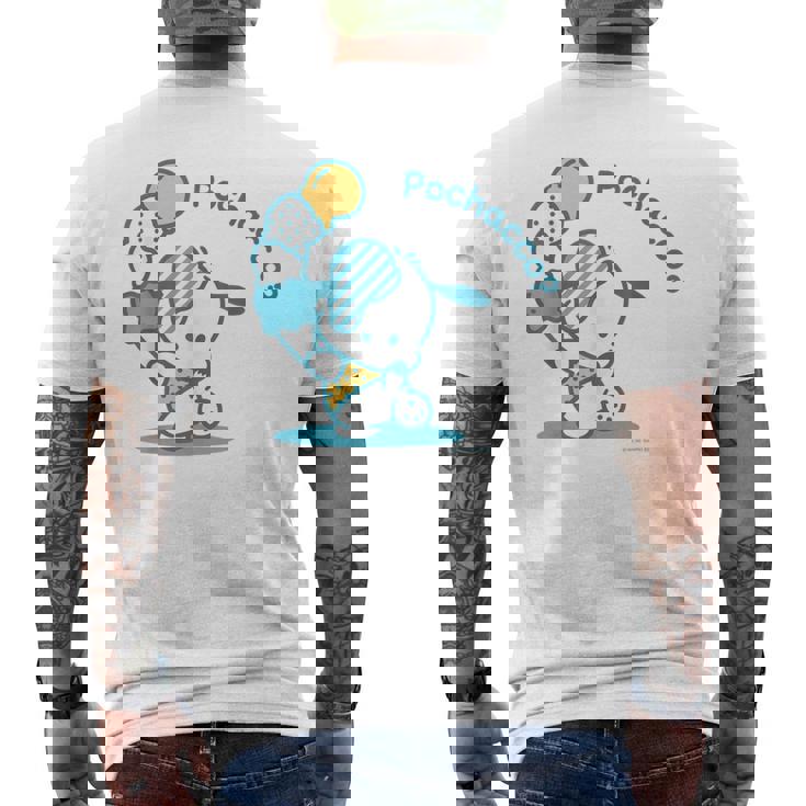 ポチャッコ ハイドアンドシーク メンズTシャツ バックプリント