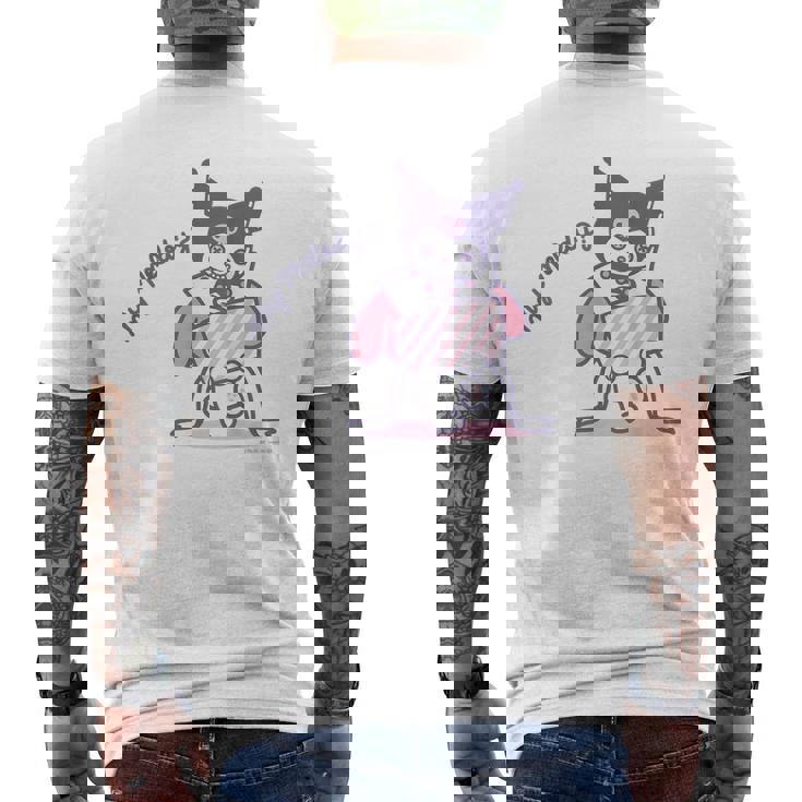 マイメロディ&クロミ ハイドアンドシーク メンズTシャツ バックプリント