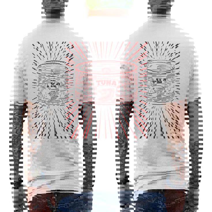 マグロ缶 メンズTシャツ バックプリント