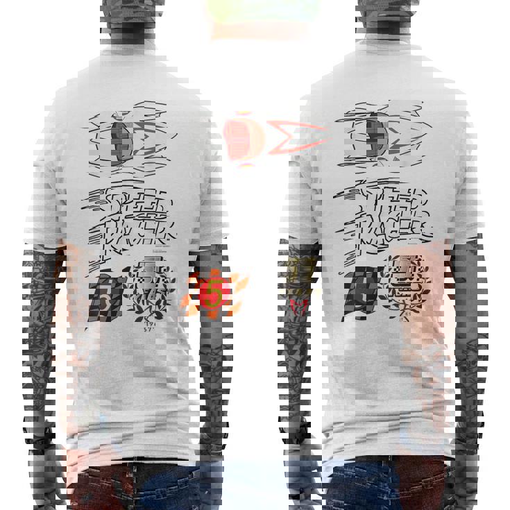 マッハgogogo R メンズTシャツ バックプリント