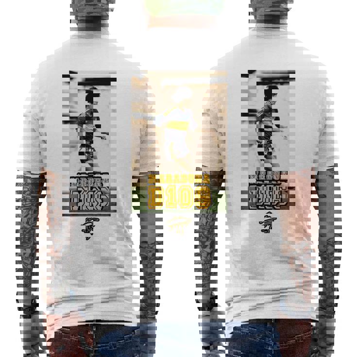 マラドーナ ボカ ランニング 長袖tシャツ メンズTシャツ バックプリント